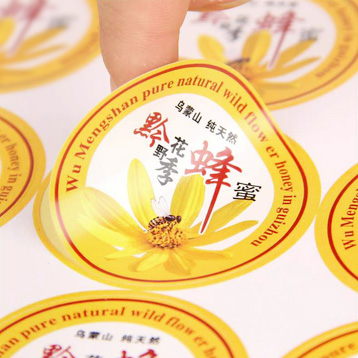 铜版纸不干胶印刷